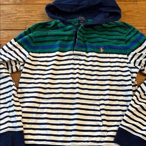 Polo by Ralph Lauren Boy’s Youth Striped Hoodie shirt - Size XL (18-20)